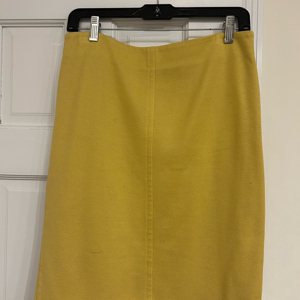 Emilio Pucci Yellow Pencil Skirt